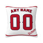 Custom Los Angeles Angels Pillow Decorative Throw Pillow Case - Print Personalized Football Team Fans Name & Number Birthday Gift Football Pillows