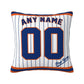 Custom New York Mets Pillow Decorative Throw Pillow Case - Print Personalized Football Team Fans Name & Number Birthday Gift Football Pillows