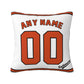 Custom Baltimore Orioles Pillow Decorative Throw Pillow Case - Print Personalized Football Team Fans Name & Number Birthday Gift Football Pillows