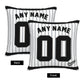 Custom Chicago White Sox Pillow Decorative Throw Pillow Case - Print Personalized Football Team Fans Name & Number Birthday Gift Football Pillows