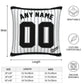 Custom Chicago White Sox Pillow Decorative Throw Pillow Case - Print Personalized Football Team Fans Name & Number Birthday Gift Football Pillows