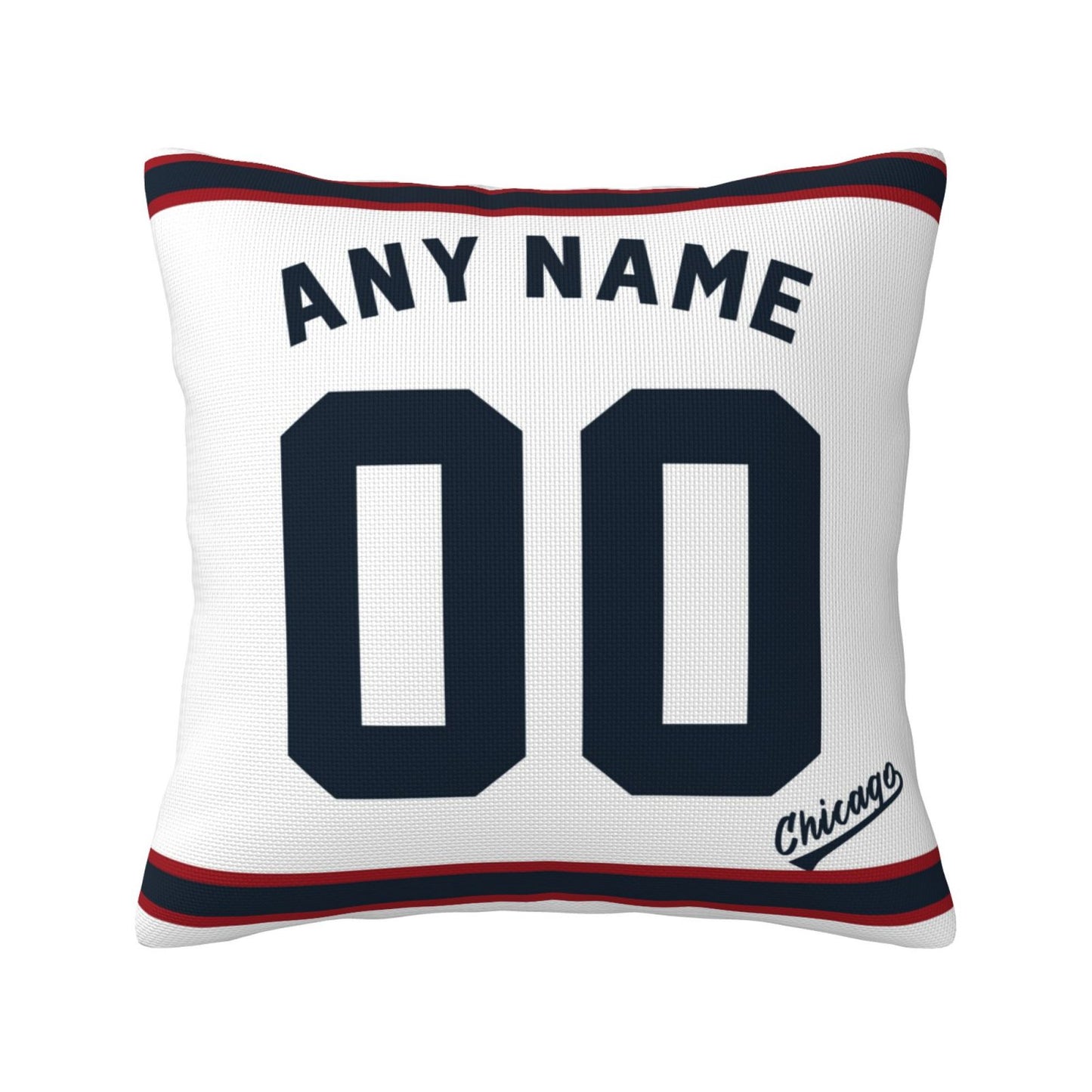 Custom Chicago White Sox Pillow Decorative Throw Pillow Case - Print Personalized Football Team Fans Name & Number Birthday Gift Football Pillows