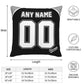 Custom Chicago White Sox Pillow Decorative Throw Pillow Case - Print Personalized Football Team Fans Name & Number Birthday Gift Football Pillows