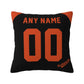Custom Baltimore Orioles Pillow Decorative Throw Pillow Case - Print Personalized Football Team Fans Name & Number Birthday Gift Football Pillows