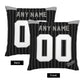 Custom Chicago White Sox Pillow Decorative Throw Pillow Case - Print Personalized Football Team Fans Name & Number Birthday Gift Football Pillows
