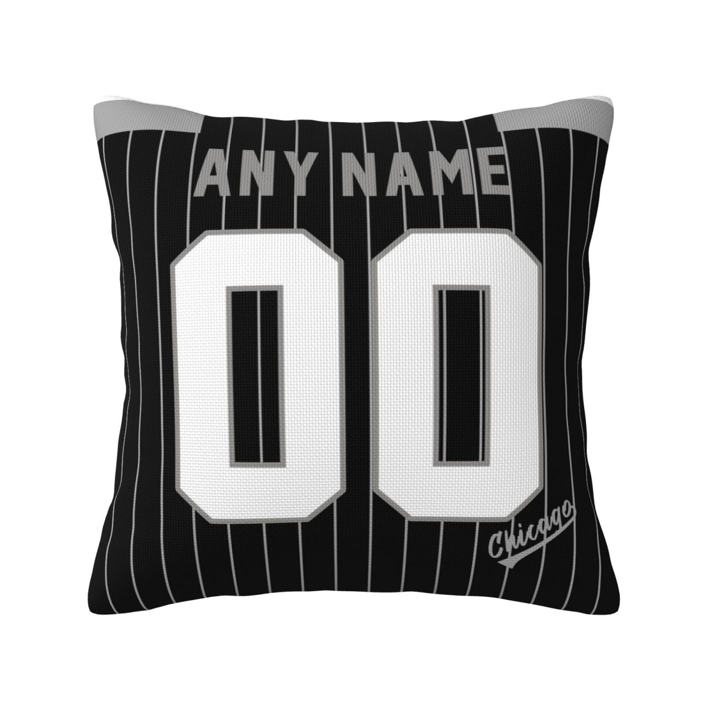 Custom Chicago White Sox Pillow Decorative Throw Pillow Case - Print Personalized Football Team Fans Name & Number Birthday Gift Football Pillows
