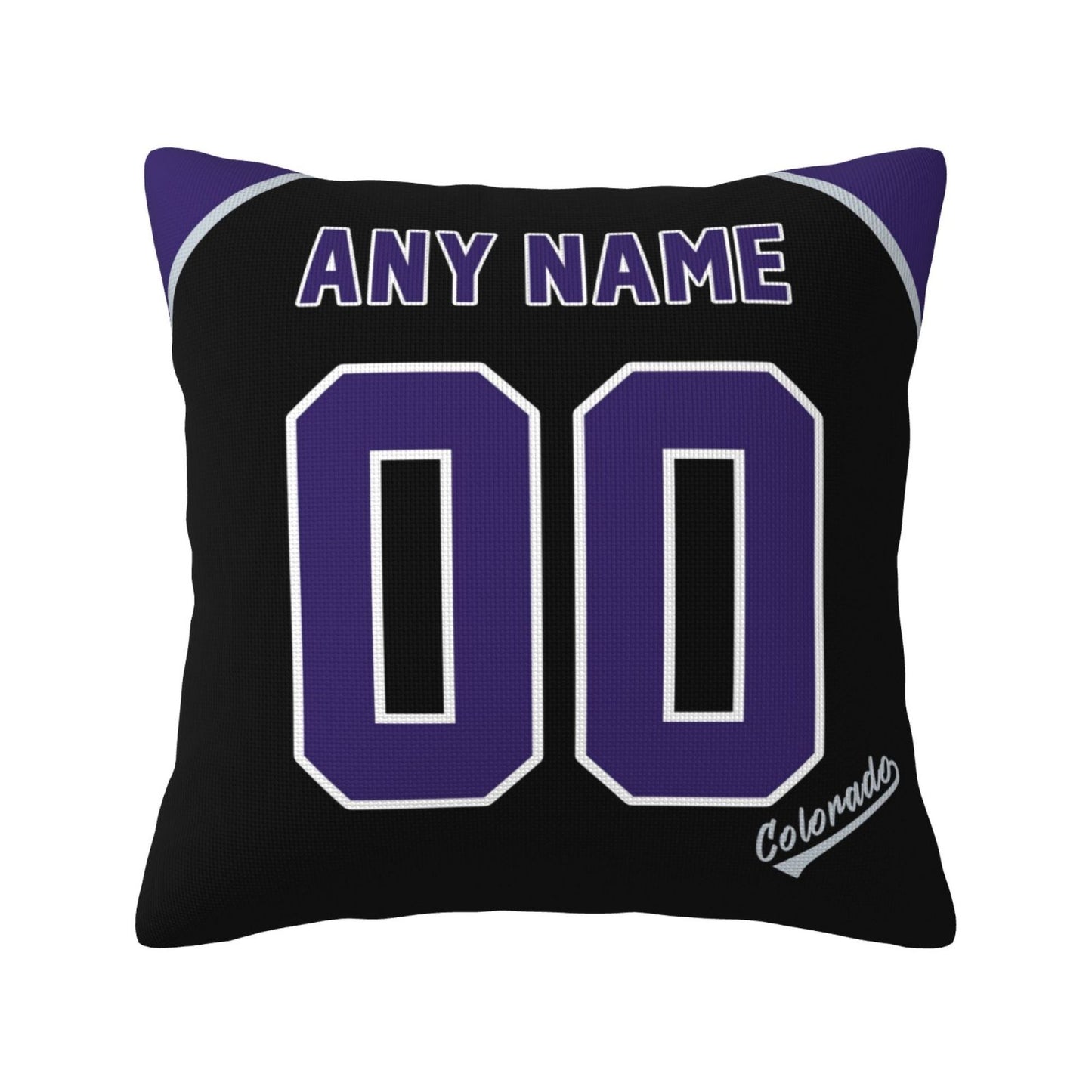 Custom Colorado Rockies Pillow Decorative Throw Pillow Case - Print Personalized Football Team Fans Name & Number Birthday Gift Football Pillows