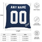 Custom Detroit Tigers Pillow Decorative Throw Pillow Case - Print Personalized Football Team Fans Name & Number Birthday Gift Football Pillows