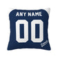 Custom Detroit Tigers Pillow Decorative Throw Pillow Case - Print Personalized Football Team Fans Name & Number Birthday Gift Football Pillows