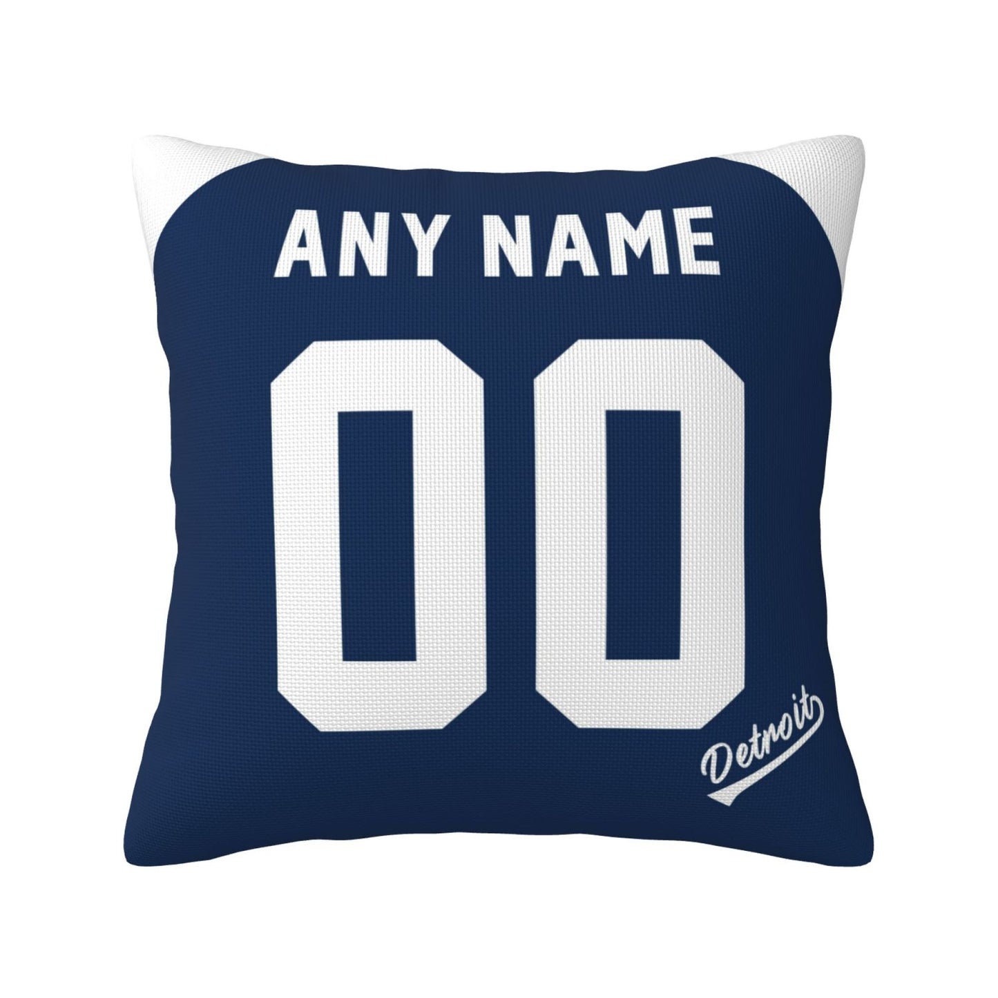 Custom Detroit Tigers Pillow Decorative Throw Pillow Case - Print Personalized Football Team Fans Name & Number Birthday Gift Football Pillows