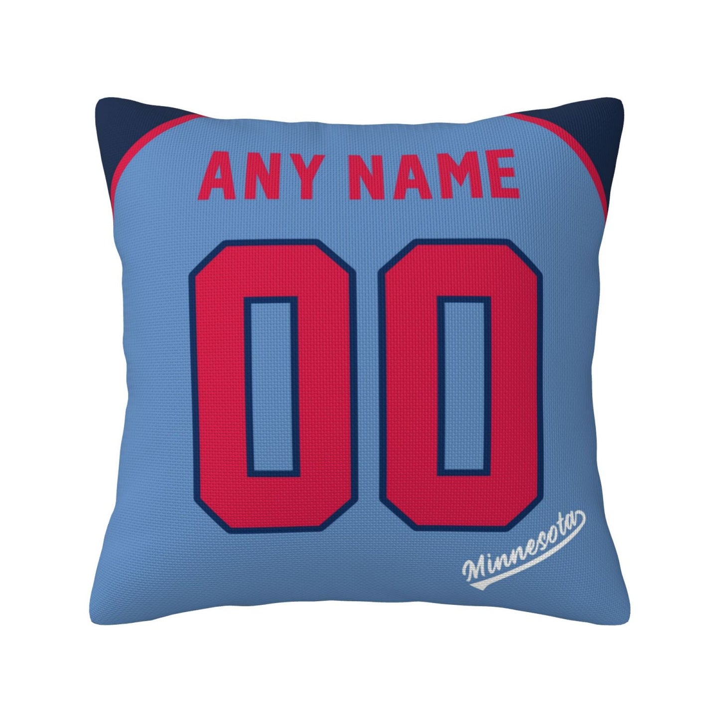 Custom Minnesota Twins Pillow Decorative Throw Pillow Case - Print Personalized Football Team Fans Name & Number Birthday Gift Football Pillows