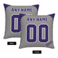 Custom Colorado Rockies Pillow Decorative Throw Pillow Case - Print Personalized Football Team Fans Name & Number Birthday Gift Football Pillows