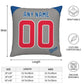 Custom Chicago Cubs Pillow Decorative Throw Pillow Case - Print Personalized Football Team Fans Name & Number Birthday Gift Football Pillows