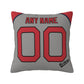 Custom Boston Red Sox Pillow Decorative Throw Pillow Case - Print Personalized Football Team Fans Name & Number Birthday Gift Football Pillows