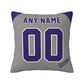 Custom Colorado Rockies Pillow Decorative Throw Pillow Case - Print Personalized Football Team Fans Name & Number Birthday Gift Football Pillows