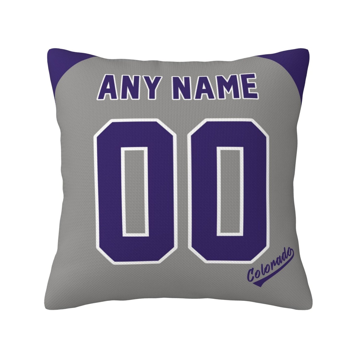 Custom Colorado Rockies Pillow Decorative Throw Pillow Case - Print Personalized Football Team Fans Name & Number Birthday Gift Football Pillows