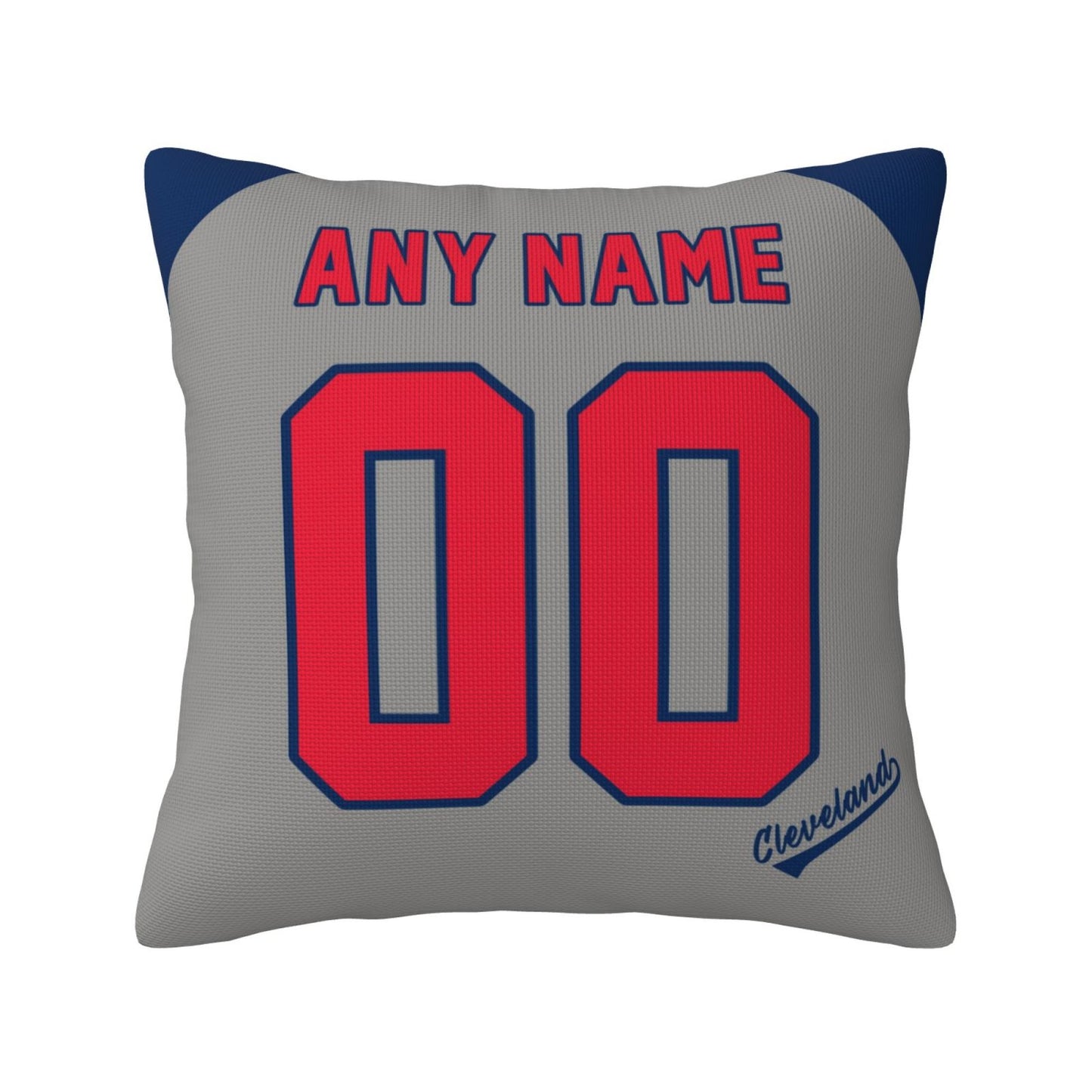 Custom Cleveland Guardians Pillow Decorative Throw Pillow Case - Print Personalized Football Team Fans Name & Number Birthday Gift Football Pillows