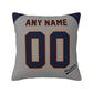 Custom Houston Astros Pillow Decorative Throw Pillow Case - Print Personalized Football Team Fans Name & Number Birthday Gift Football Pillows