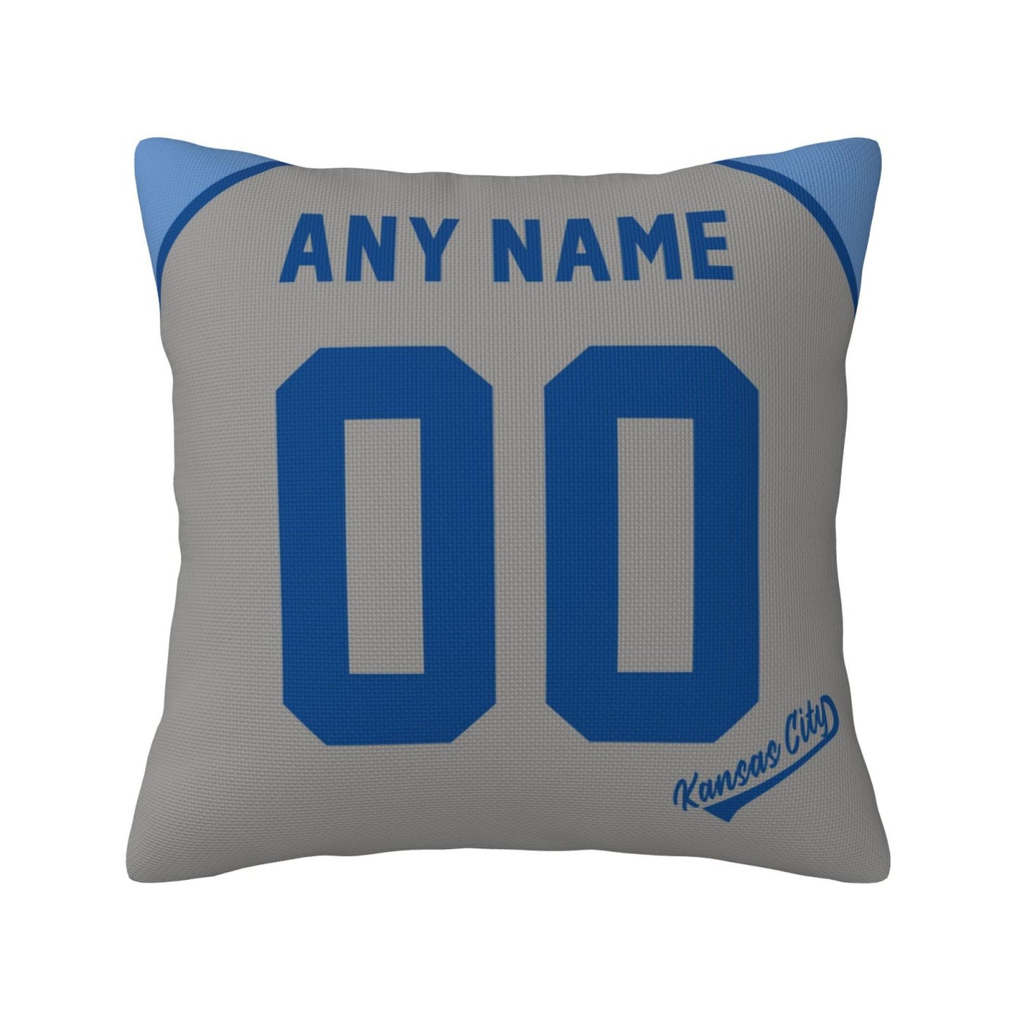 Custom Kansas City Royals Pillow Decorative Throw Pillow Case - Print Personalized Football Team Fans Name & Number Birthday Gift Football Pillows