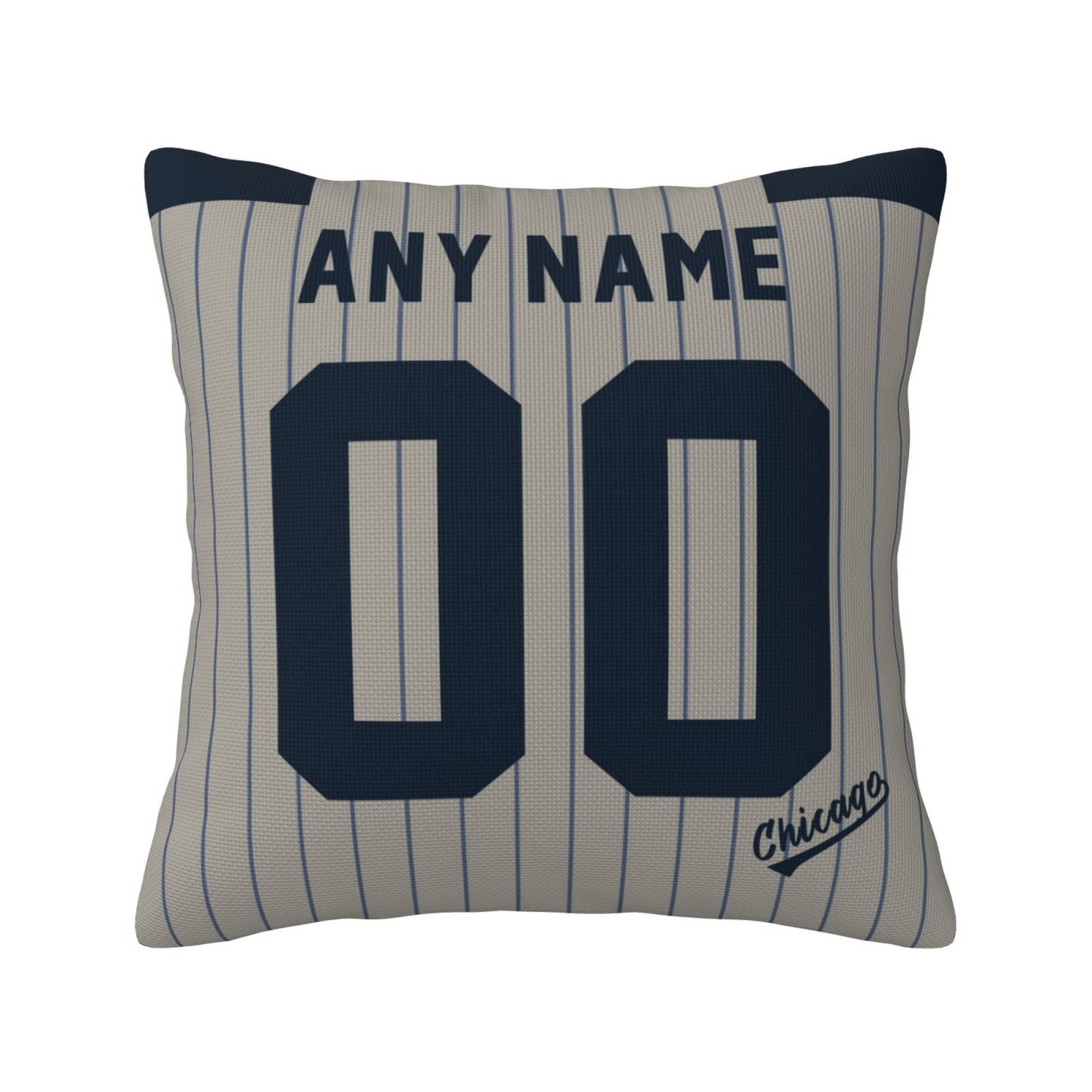 Custom Chicago White Sox Pillow Decorative Throw Pillow Case - Print Personalized Football Team Fans Name & Number Birthday Gift Football Pillows