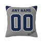 Custom New York Yankees Pillow Decorative Throw Pillow Case - Print Personalized Football Team Fans Name & Number Birthday Gift Football Pillows