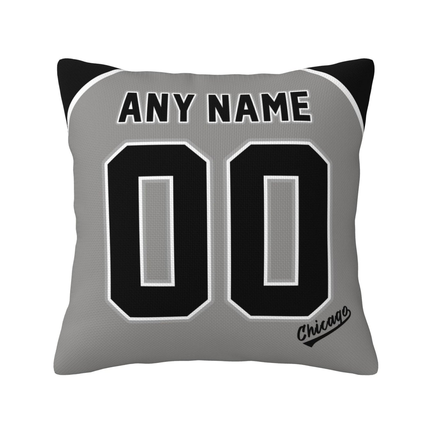 Custom Chicago White Sox Pillow Decorative Throw Pillow Case - Print Personalized Football Team Fans Name & Number Birthday Gift Football Pillows