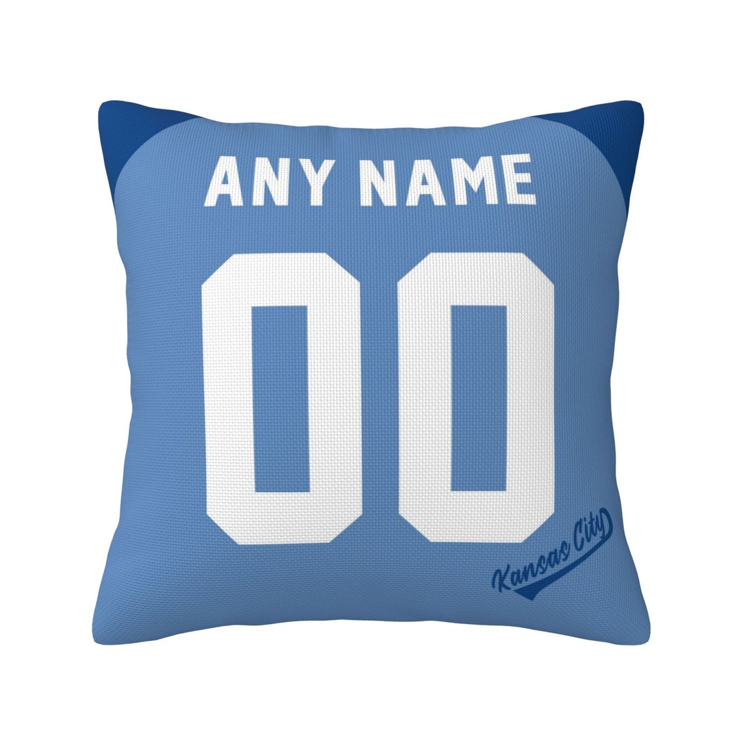 Custom Kansas City Royals Pillow Decorative Throw Pillow Case - Print Personalized Football Team Fans Name & Number Birthday Gift Football Pillows
