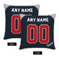 Custom Atlanta Braves Pillow Decorative Throw Pillow Case - Print Personalized Football Team Fans Name & Number Birthday Gift Football Pillows