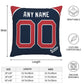 Custom Boston Red Sox Pillow Decorative Throw Pillow Case - Print Personalized Football Team Fans Name & Number Birthday Gift Football Pillows