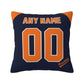 Custom Houston Astros Pillow Decorative Throw Pillow Case - Print Personalized Football Team Fans Name & Number Birthday Gift Football Pillows