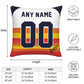 Custom Houston Astros Pillow Decorative Throw Pillow Case - Print Personalized Football Team Fans Name & Number Birthday Gift Football Pillows