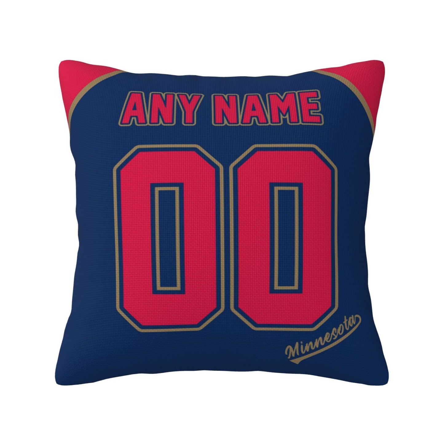 Custom Minnesota Twins Pillow Decorative Throw Pillow Case - Print Personalized Football Team Fans Name & Number Birthday Gift Football Pillows