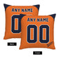 Custom Houston Astros Pillow Decorative Throw Pillow Case - Print Personalized Football Team Fans Name & Number Birthday Gift Football Pillows