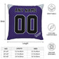 Custom Colorado Rockies Pillow Decorative Throw Pillow Case - Print Personalized Football Team Fans Name & Number Birthday Gift Football Pillows