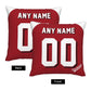 Custom Cincinnati Reds Pillow Decorative Throw Pillow Case - Print Personalized Football Team Fans Name & Number Birthday Gift Football Pillows