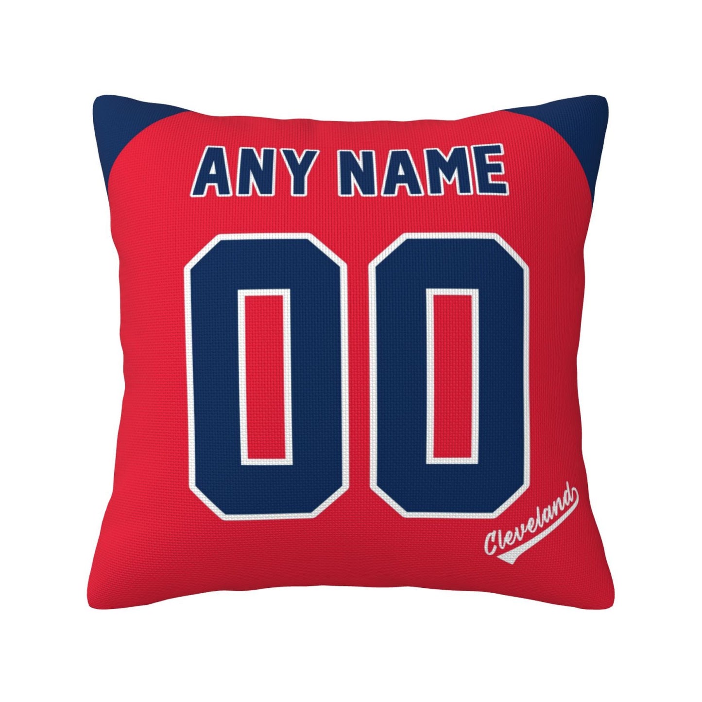 Custom Cleveland Guardians Pillow Decorative Throw Pillow Case - Print Personalized Football Team Fans Name & Number Birthday Gift Football Pillows