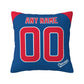 Custom Chicago Cubs Pillow Decorative Throw Pillow Case - Print Personalized Football Team Fans Name & Number Birthday Gift Football Pillows