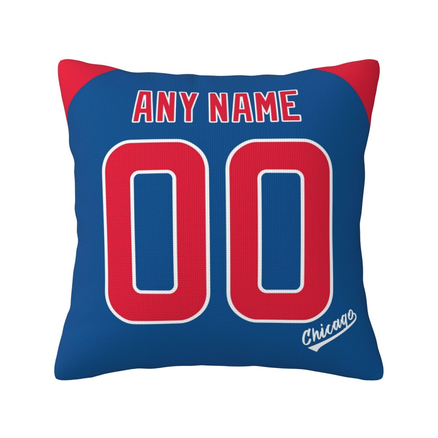 Custom Chicago Cubs Pillow Decorative Throw Pillow Case - Print Personalized Football Team Fans Name & Number Birthday Gift Football Pillows