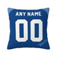 Custom Kansas City Royals Pillow Decorative Throw Pillow Case - Print Personalized Football Team Fans Name & Number Birthday Gift Football Pillows