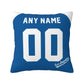 Custom Los Angeles Dodgers Pillow Decorative Throw Pillow Case - Print Personalized Football Team Fans Name & Number Birthday Gift Football Pillows