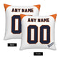 Custom Houston Astros Pillow Decorative Throw Pillow Case - Print Personalized Football Team Fans Name & Number Birthday Gift Football Pillows