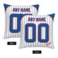 Custom Chicago Cubs Pillow Decorative Throw Pillow Case - Print Personalized Football Team Fans Name & Number Birthday Gift Football Pillows