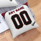 Custom A.Diamondbacks White Pillow Decorative Throw Pillow Case - Print Personalized Football Team Fans Name & Number Birthday Gift Football Pillows