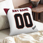 Custom A.Diamondbacks White Pillow Decorative Throw Pillow Case - Print Personalized Football Team Fans Name & Number Birthday Gift Football Pillows