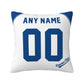 Custom Kansas City Royals Pillow Decorative Throw Pillow Case - Print Personalized Football Team Fans Name & Number Birthday Gift Football Pillows