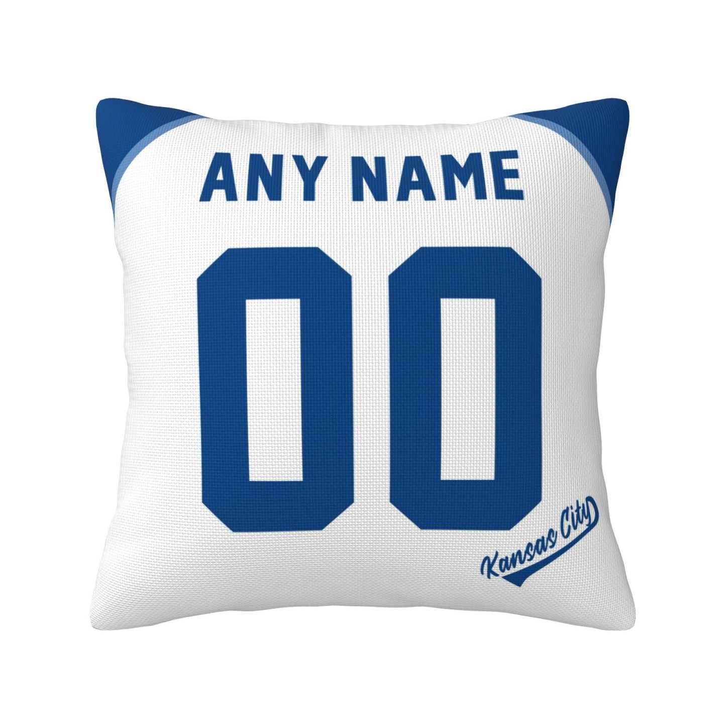 Custom Kansas City Royals Pillow Decorative Throw Pillow Case - Print Personalized Football Team Fans Name & Number Birthday Gift Football Pillows