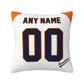 Custom Houston Astros Pillow Decorative Throw Pillow Case - Print Personalized Football Team Fans Name & Number Birthday Gift Football Pillows