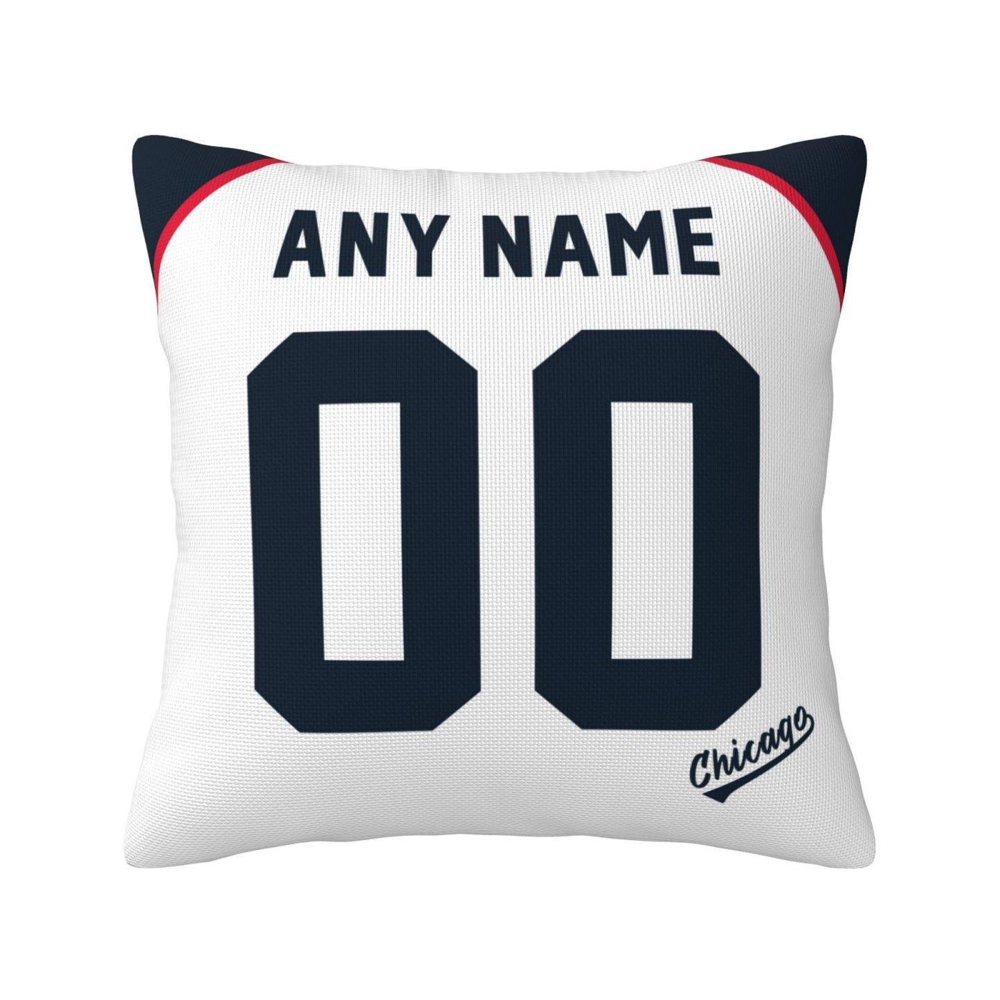 Custom Chicago White Sox Pillow Decorative Throw Pillow Case - Print Personalized Football Team Fans Name & Number Birthday Gift Football Pillows