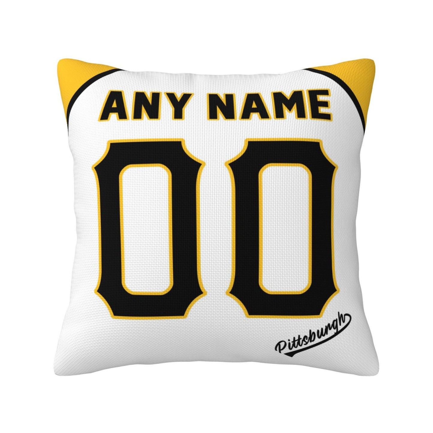 Custom Pittsburgh Pirates Pillow Decorative Throw Pillow Case - Print Personalized Football Team Fans Name & Number Birthday Gift Football Pillows