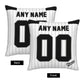 Custom Chicago White Sox Pillow Decorative Throw Pillow Case - Print Personalized Football Team Fans Name & Number Birthday Gift Football Pillows